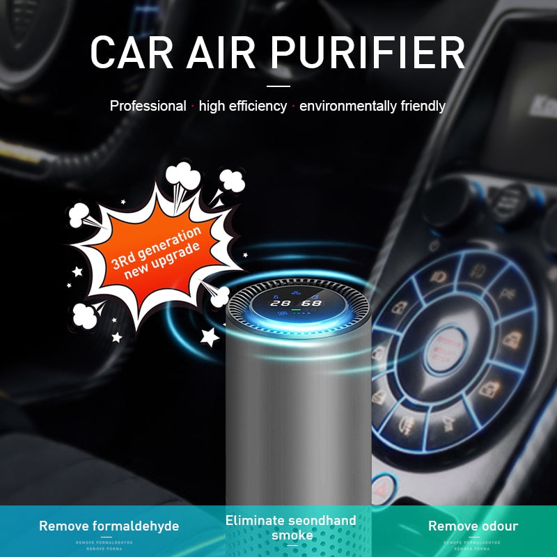 Air Purifier with HEPA Filter - Infrared Sensor