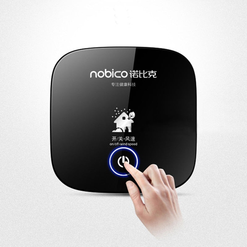 Micro Ecology Mini Ionic Air Purifier Negative Ion Generator Aroma Air Freshener Triple Filter HEPA Air Ionizer for Home Office