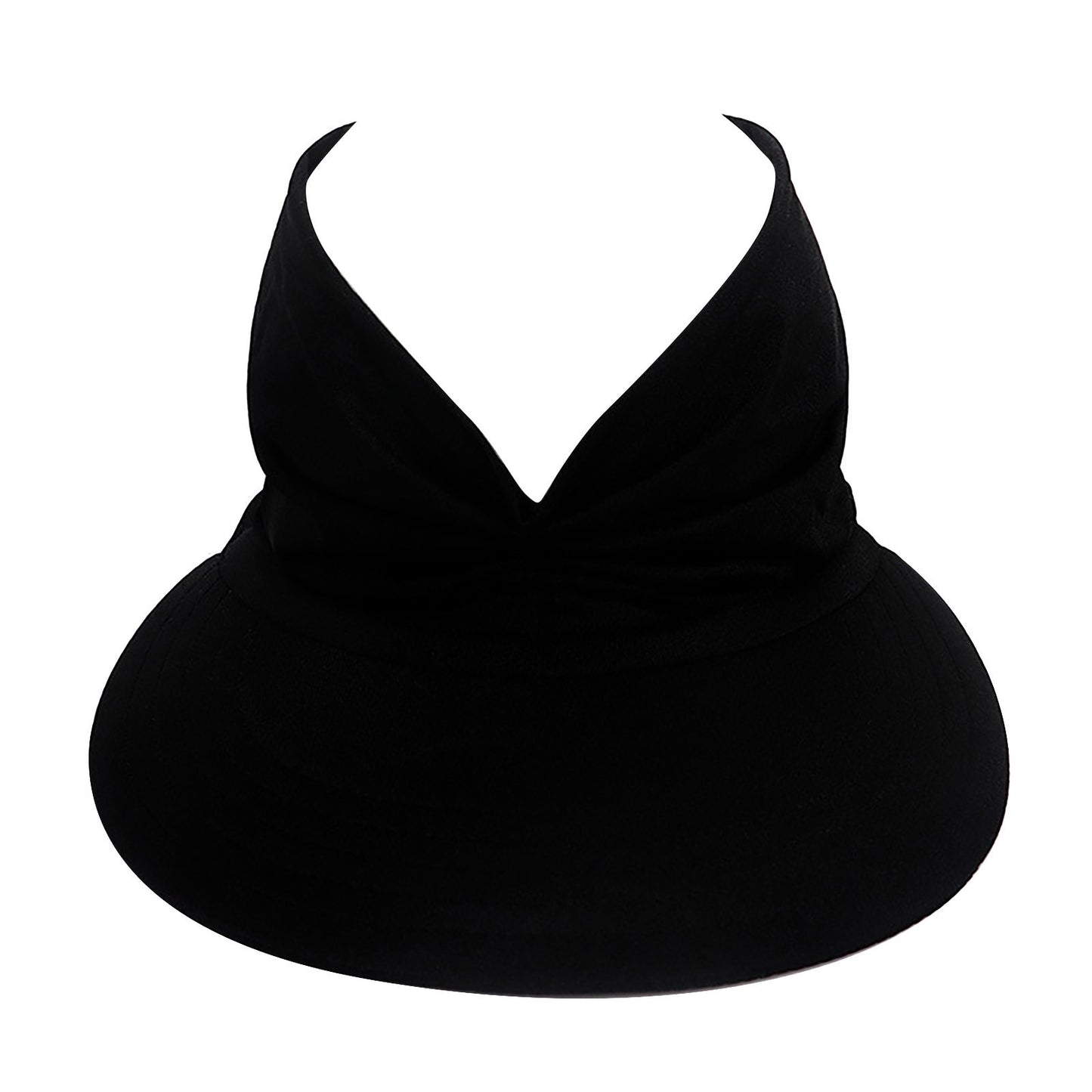 Summer Hat women's Sun Visor Sun Hat Anti-ultraviolet Elastic Hollow Top Hat