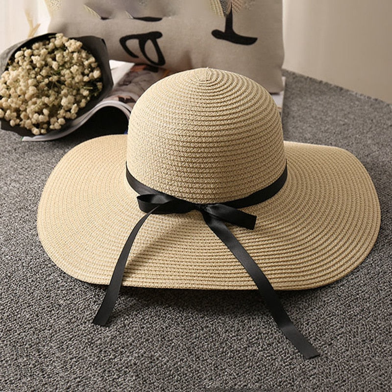 Summer Straw Hat Woman Beach Sun Hats