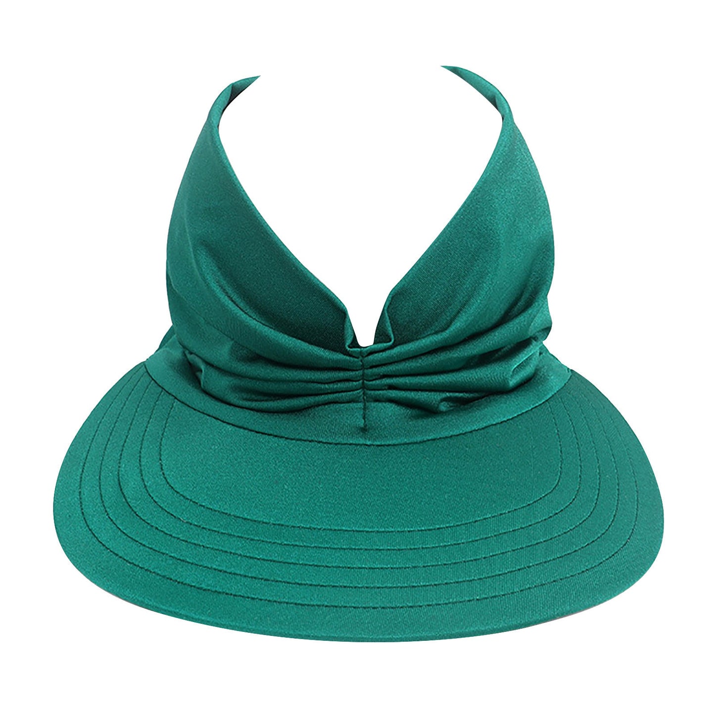 Summer Hat women's Sun Visor Sun Hat Anti-ultraviolet Elastic Hollow Top Hat