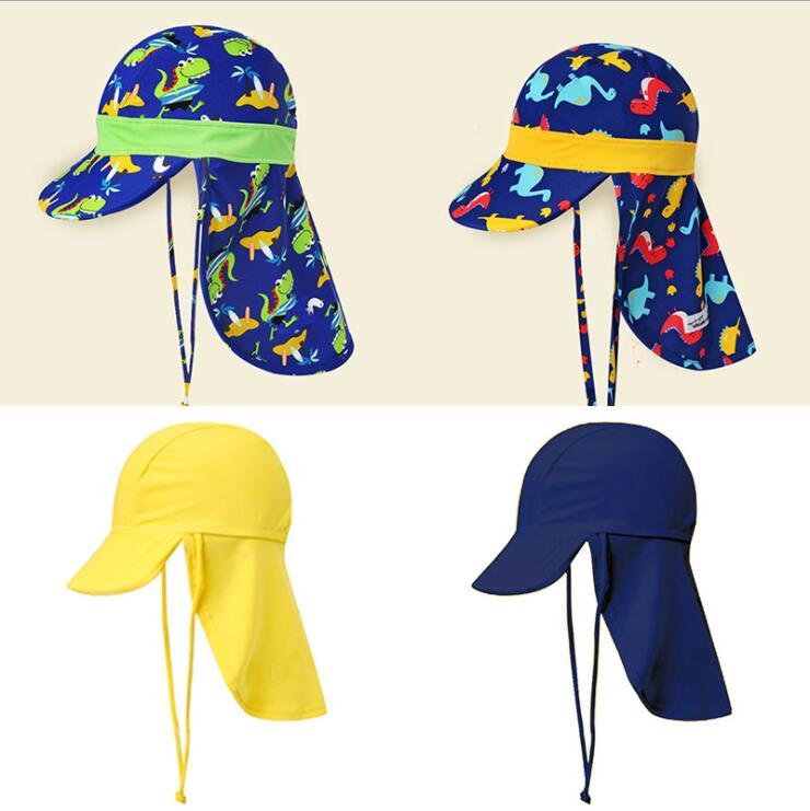 Swim Hat Sun Hat Children Photography Prop Spring Summer Outdoor Wide Brim Kids New Arrival Baby beach Hat Cap Child