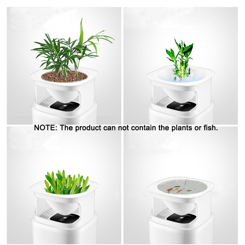Micro Ecology Mini Ionic Air Purifier Negative Ion Generator Aroma Air Freshener Triple Filter HEPA Air Ionizer for Home Office