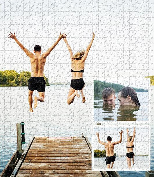 500/1000pcs Photo Custom Wooden Personalized Jigsaw Puzzle Picture DIY Toys