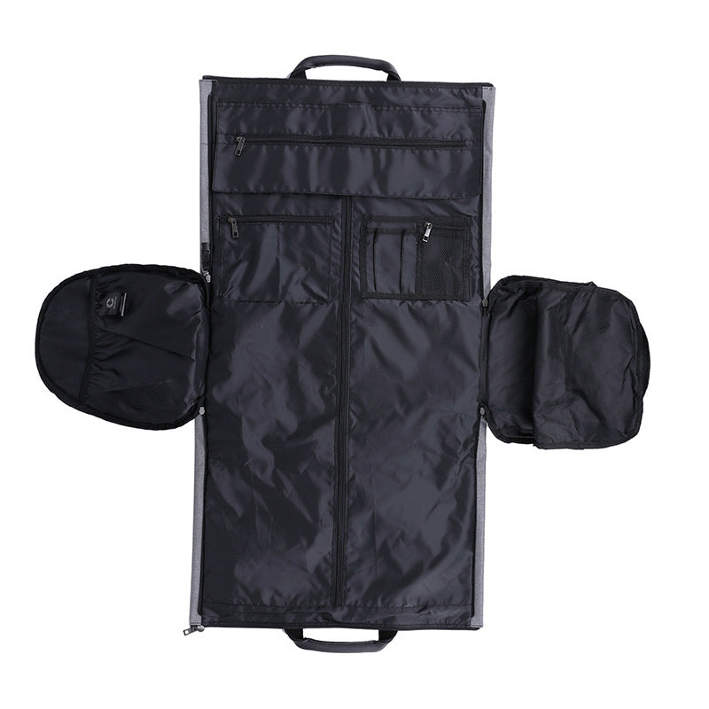 Travel Garment Bag Duffel Bag Capacity Clothes Suit Tie Tote Pouch Garment Shoe