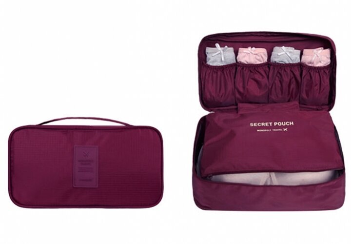 Do Not Miss Bra Underwear Travel Bag Suitcase Organizer Women Cosmetic Bag Luggage Organizer