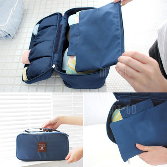 Underwear Zipper Portable Multifunction Travel Luggage Handbag Storage Bags Case Holder 5 color