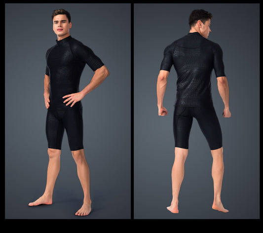 Men Competitive Swim Trunks Swimwear Breathable Jammers Swimsuits Swim Briefs