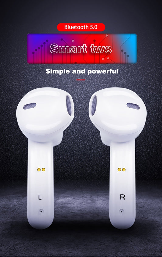 TWS Bluetooth Earphones HD Stereo Wireless Headphones  Touch Control Noise Cancelling Gaming Headset Microphone for sport