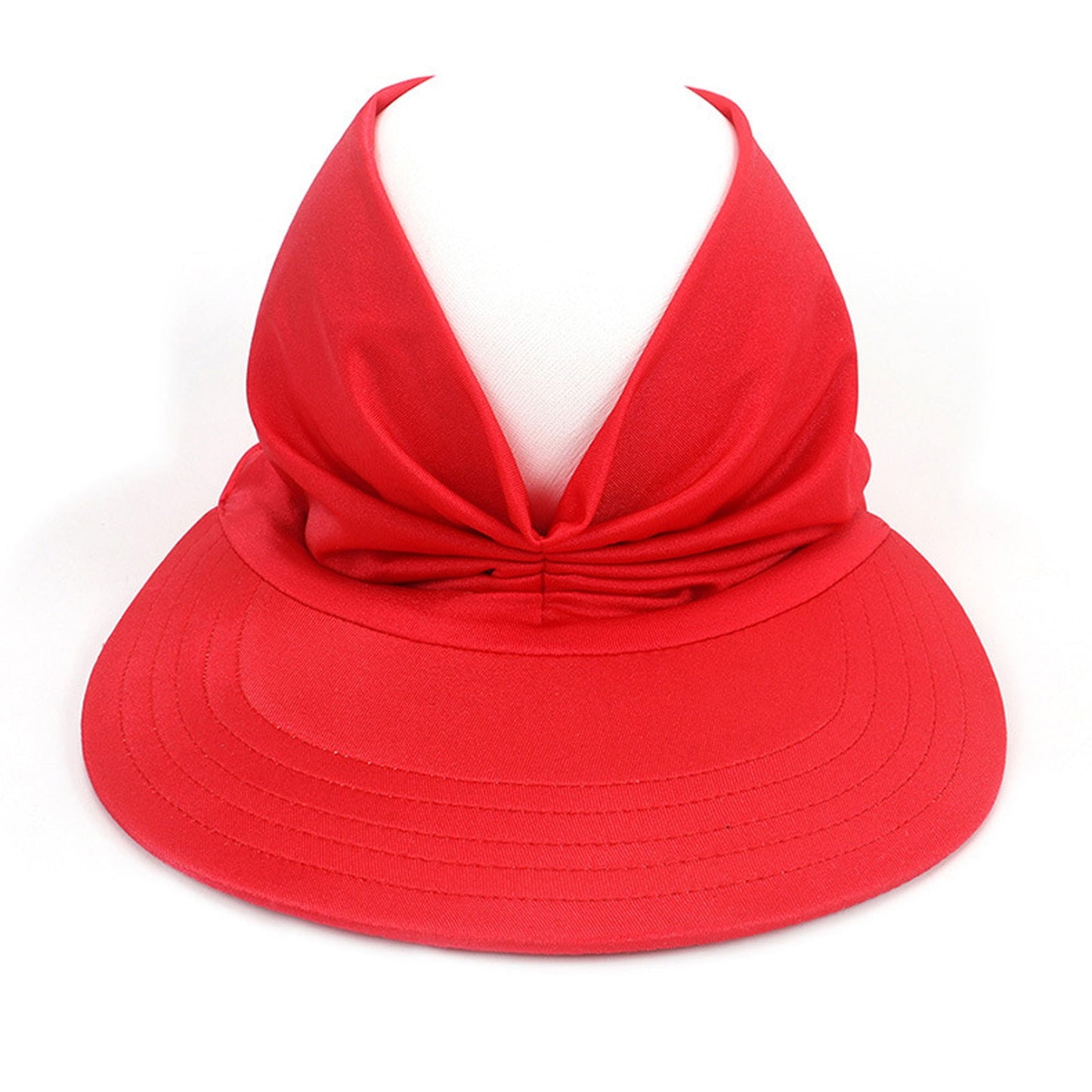 Summer Hat women's Sun Visor Sun Hat Anti-ultraviolet Elastic Hollow Top Hat