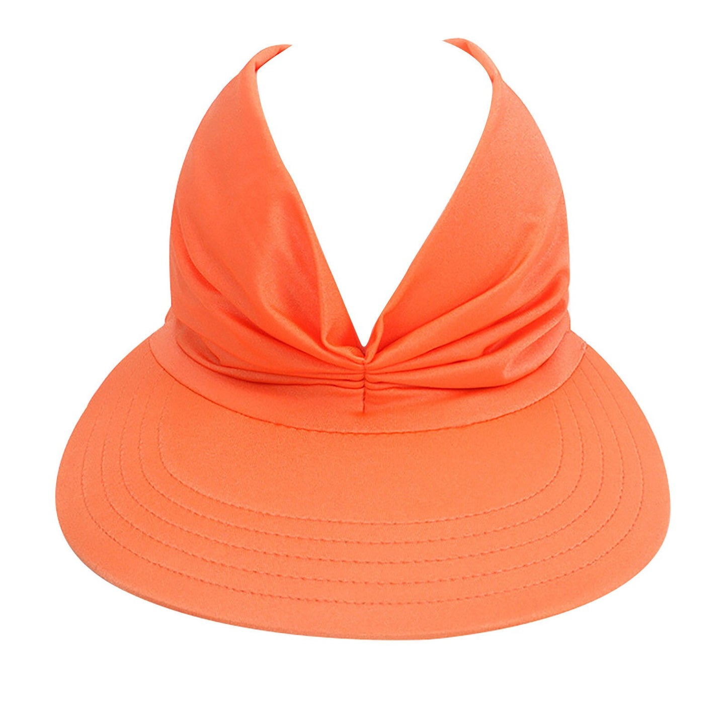 Summer Hat women's Sun Visor Sun Hat Anti-ultraviolet Elastic Hollow Top Hat