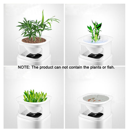 Micro Ecology Mini Ionic Air Purifier Negative Ion Generator Aroma Air Freshener Triple Filter HEPA Air Ionizer for Home Office