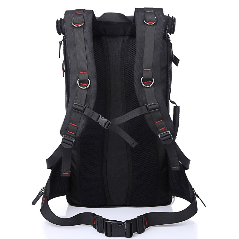 KAKA Men Backpack Travel Bag Large Capacity Versatile Utility Mountaineering Multifunctional Waterproof Backpack Luggage Bag