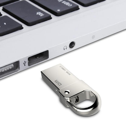 DM PD027 8G 16G 32GB USB Flash Drive Metal Pen Drive Key Ring Waterproof USB Stick Pendrive Flash Drive Metal
