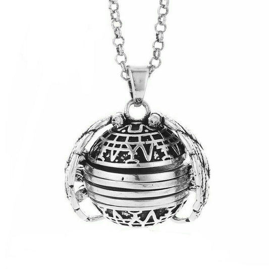 Expanding Photo Locket Necklace Pendant Angel Wings Gift Jewelry Decoration
